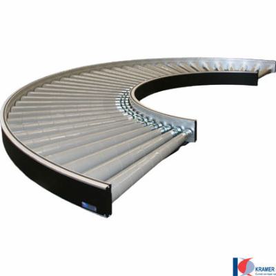 188309 driven roller conveyor curve type RD50 180 degrees
