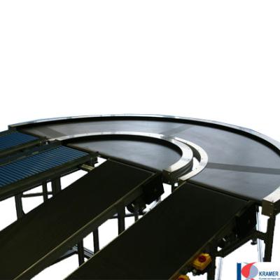 123611 2 pieces 180 degree bend belt conveyors