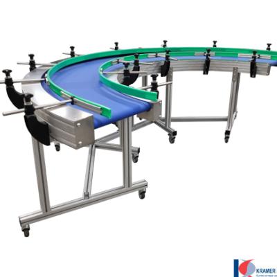 212928 180 degrees curved belt conveyor