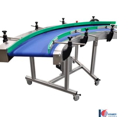 212928 90 degrees curved belt conveyor