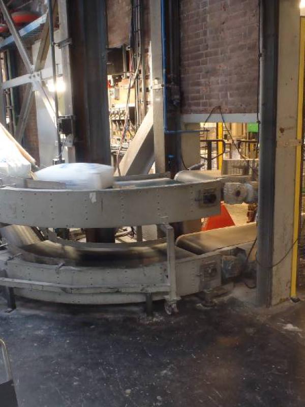 Conveying bags with curved conveyor Type R