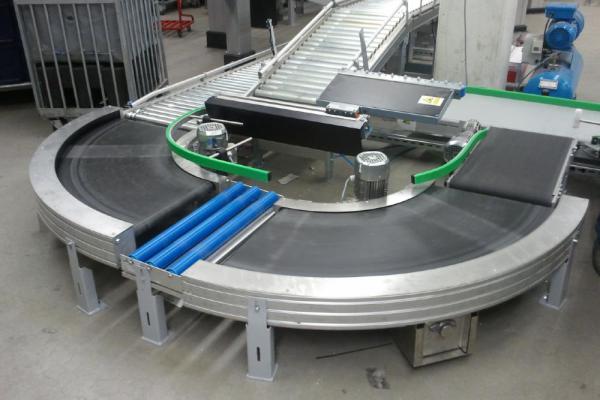 Rondbocht Type KDC in de logistiek