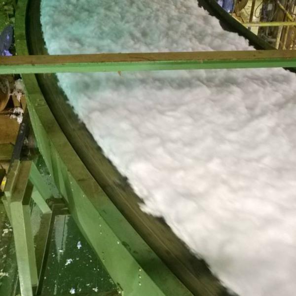 Transport of insulation wool with round conveyor Type R